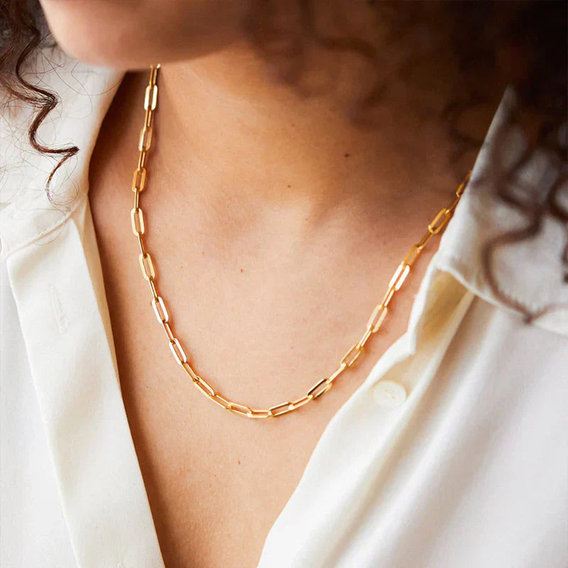 Archen™ | 14K Gold Elegant Chain Necklace