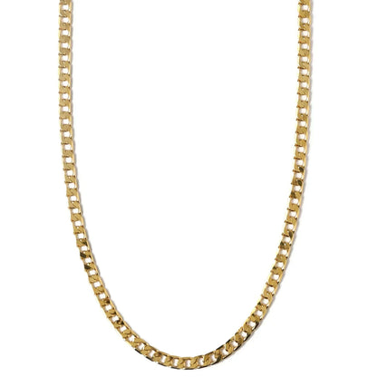Vero™ | 16K Gold Flat Link Curb Chain Necklace